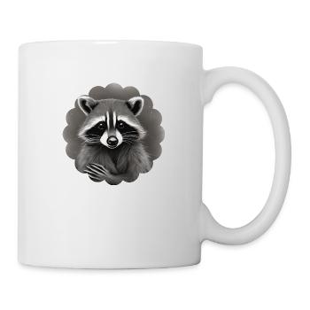 Waschbär 1.7 - Tasse - Weiß - Rechts