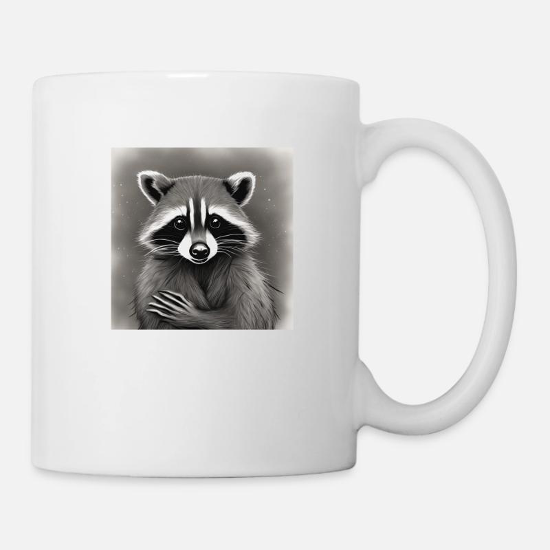Waschbär 2.2 - Tasse - Weiß