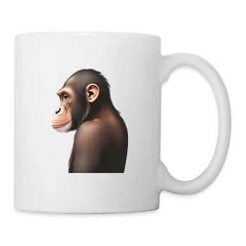 Chimpanzé - Mug blanc - blanc - Droite