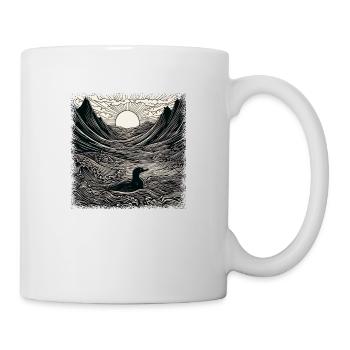 humour fun coeur hippie festival paix pour paris - Mug blanc - blanc - Droite