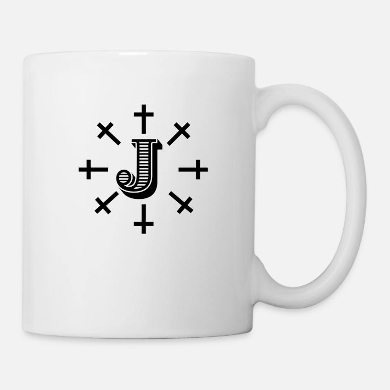 J - Mug blanc - blanc