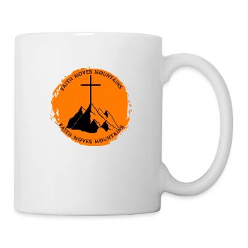 La foi déplace des montagnes - Mug blanc - blanc - Droite