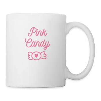 Rosa Süßigkeiten - Tasse - Weiß - Rechts