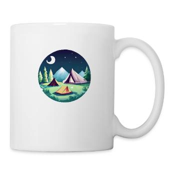 Camping Cadeau Camping Camping-car Caravan Camp - Mug blanc - blanc - Droite