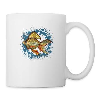 Poisson - Mug blanc - blanc - Droite