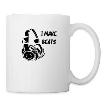 Lustiger Spruch Witzig Humor Geschenkidee Beat - Tasse - Weiß - Rechts