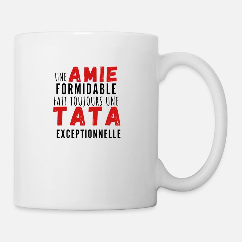 Une amie formidable et tata exceptionnelle - Mug blanc - blanc