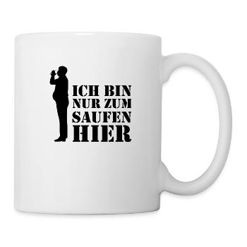 Bier Alkohol Gerstensaft Party - Tasse - Weiß - Rechts