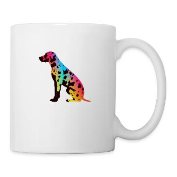 Pako, der bunte Hund - Tasse - Weiß - Rechts