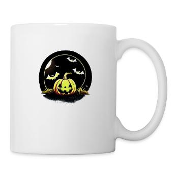 Halloween Gift Pumpkin Costume Pumpkin Costume - Mug - white - Right