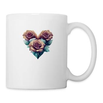 Valentine's Day Wedding Love Engagement Mother's Day - Mug - white - Right