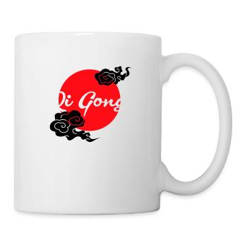 Nuages de Qigong - Mug blanc - blanc - Droite