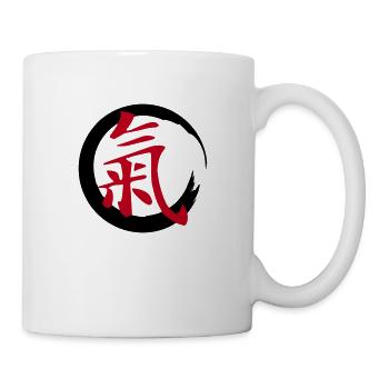 Qigong painted sign - Tasse - Weiß - Rechts