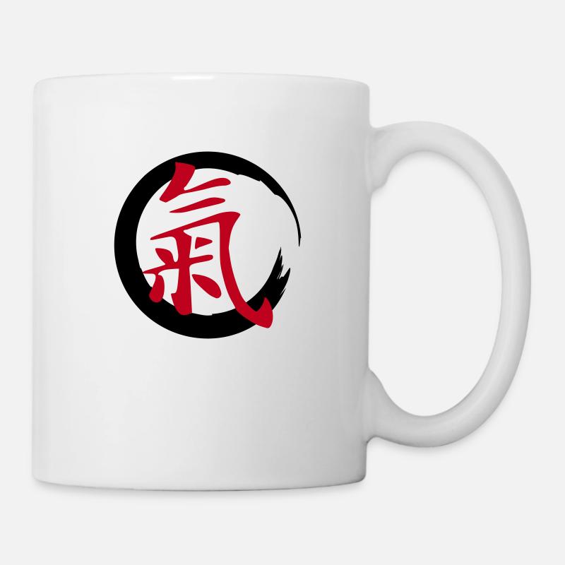 Signe peint Qigong - Mug blanc - blanc