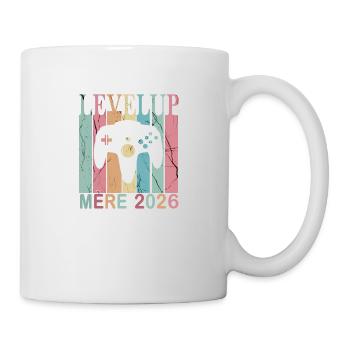 Man Dad 2026 Future Parents Level Up Player - Mug - white - Right