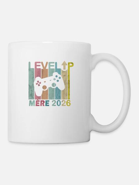 Man Dad 2023 Future Parents Level Up Player - Mug - white