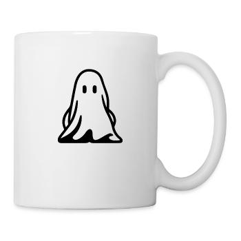 Spooky Cute Kawaii Ghost Design - Mug - white - Right