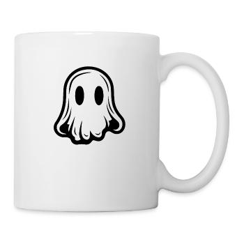 Spooky Cute Kawaii Ghost Design - Mug - white - Right