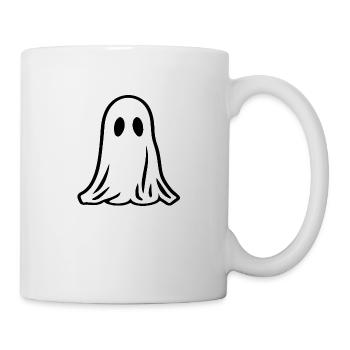Spooky Cute Kawaii Ghost Design - Mug - white - Right