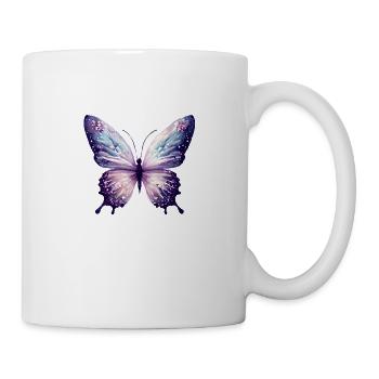 Papillon Papillon Insecte animal - Mug blanc - blanc - Droite