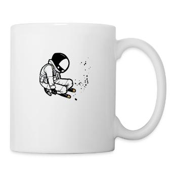 Street art astronaut - Mug - white - Right