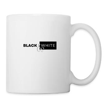 Black and White - Tasse - Weiß - Rechts