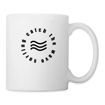 Surfing Surfboard Surfer Wassersport - Tasse - Weiß - Rechts