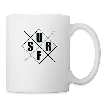 Surfing Surfboard Surfer Wassersport - Tasse - Weiß - Rechts