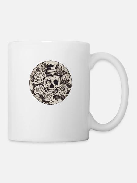 Skull - Mug - white