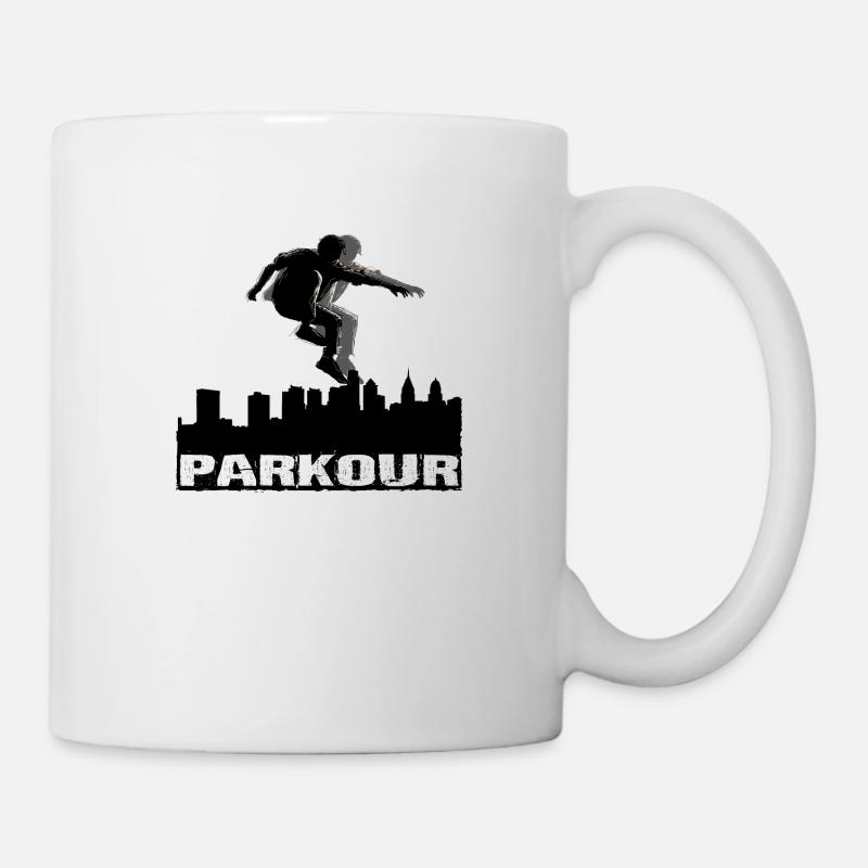 Parkour - Tasse - Weiß