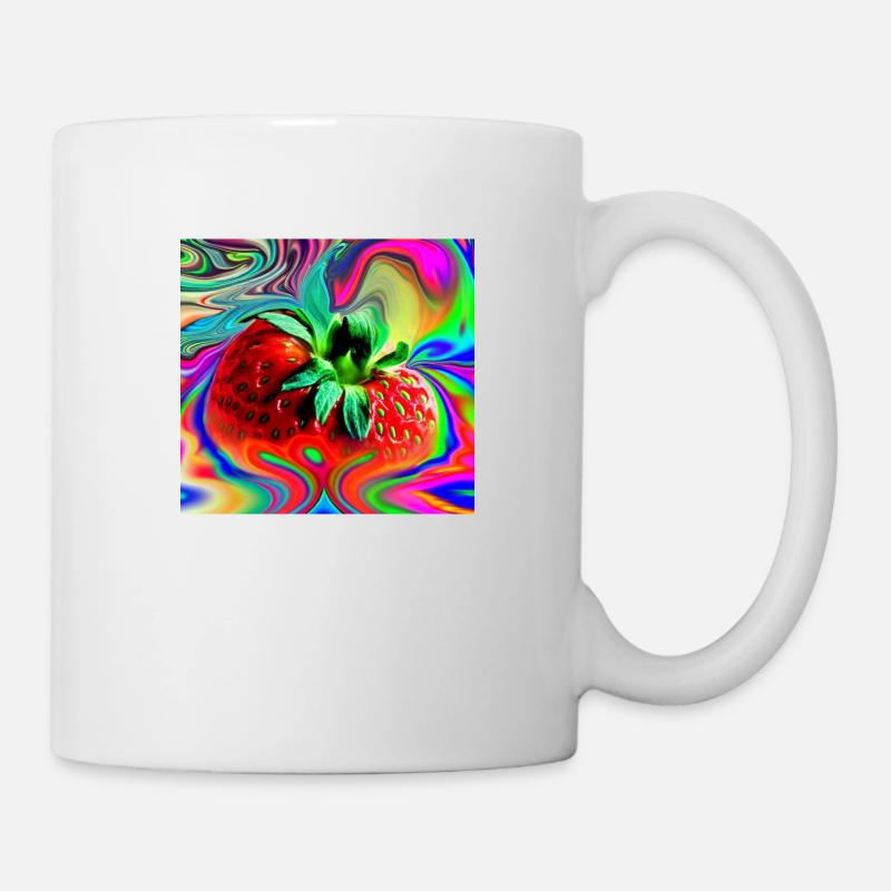 Fraise - Mug blanc - blanc