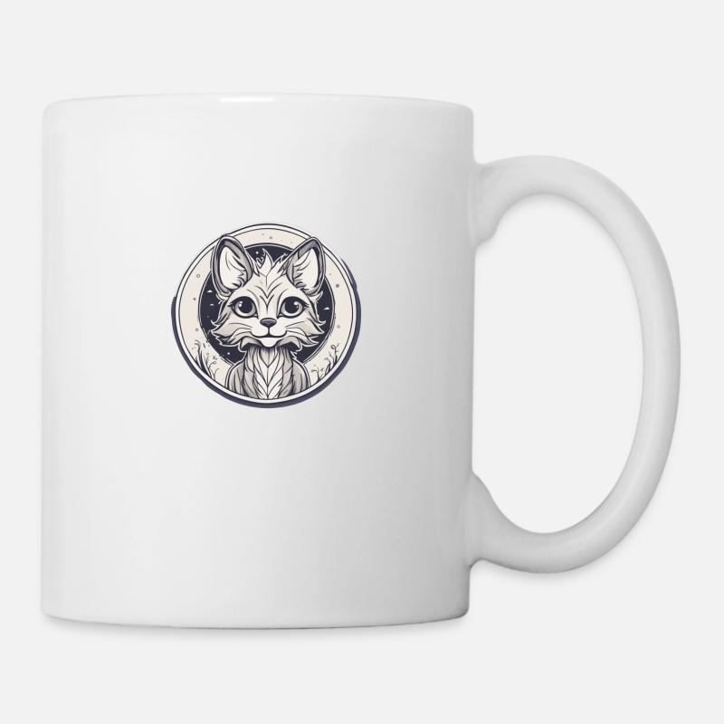 chat - Mug blanc - blanc