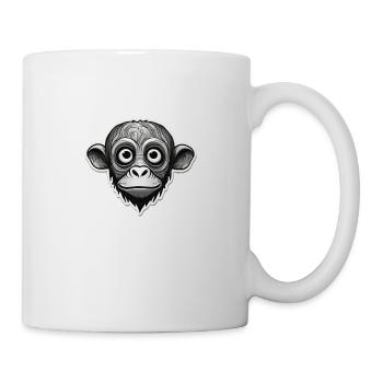 Singe - Mug blanc - blanc - Droite