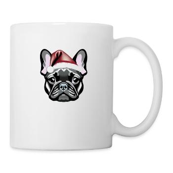 Bulldogge Hunde Weihnachten Hund Hundebesitzer - Tasse - Weiß - Rechts