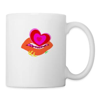 Bulles d’amour contre Monica, Star - Mug blanc - blanc - Droite