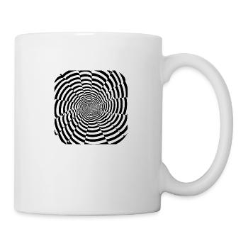 Spiral of illusion - Mug - white - Right
