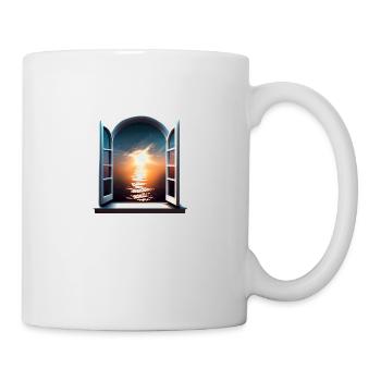 Sommerurlaub Palmen Insel Sonne Palme Strand - Tasse - Weiß - Rechts
