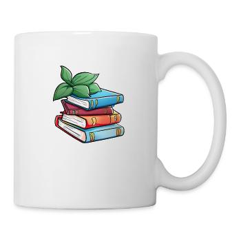 Book Reading Book Lover Gift Books Reader - Mug - white - Right