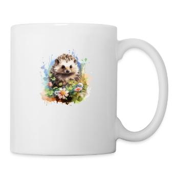 hérisson - Mug blanc - blanc - Droite