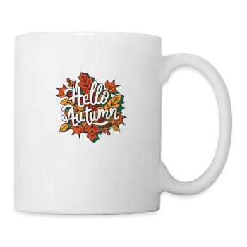 Hello Autumn Autumn Leaves - Mug - white - Right