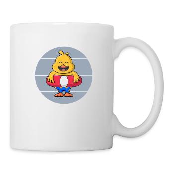 Duck Duck Collection Duck Lover « Lifeguard » - Mug blanc - blanc - Droite