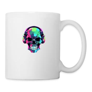 Cute Punk Skull / Kawaii Punk Skull - Mug - white - Right