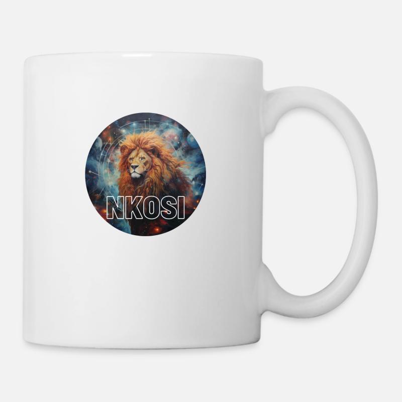 NKOSI LE LION - Mug blanc - blanc