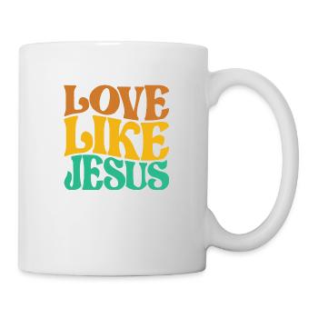 Aimer comme Jésus-Christ Mesdames et Messieurs - Mug blanc - blanc - Droite