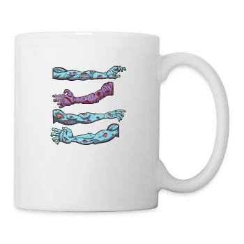 Zombie Hands - Mug - white - Right