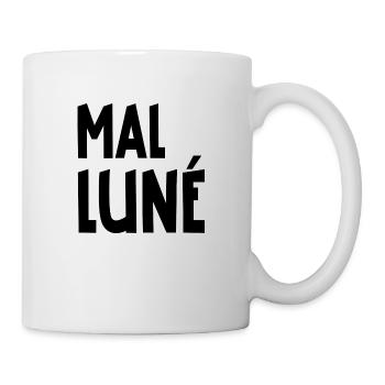 mal luné - Mug blanc - blanc - Droite