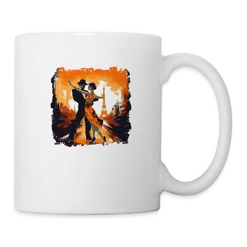 Der Tango entstand in den 1890er Jahren - Tasse - Weiß - Rechts
