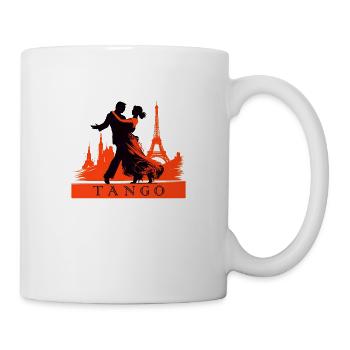 Le tango est un art de la danse fascinant - Mug blanc - blanc - Droite