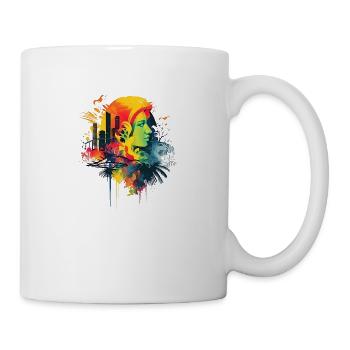La joie de vivre à Rio de Janeiro est contagieuse - Mug blanc - blanc - Droite