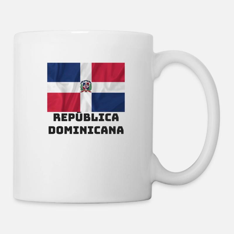 Dominican Republic flag - Mug - white